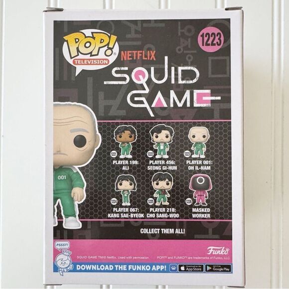 Funko Squid Game POP! Television Player 001- Oh ll-nam Vinyl Figure #1223 - Picture 3 of 6